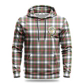 Stewart Dress Modern Tartan Crest Hoodie